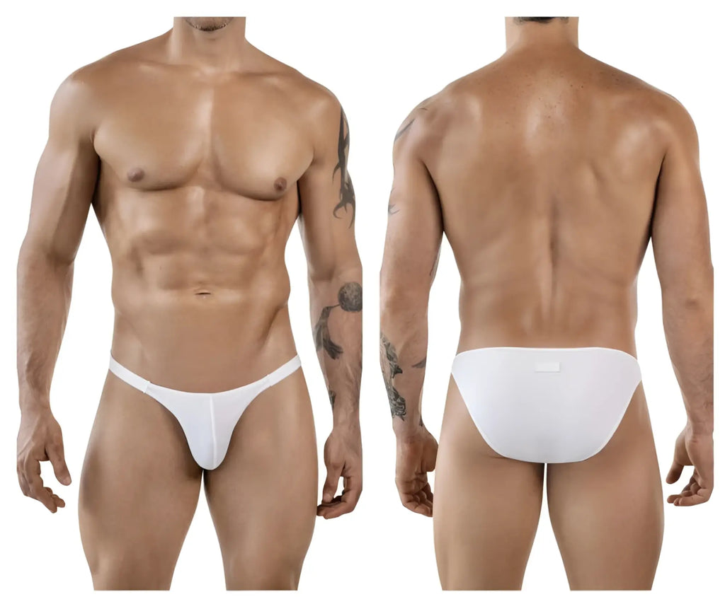 Clever 1865 oomph bikini white seamless form-fitting briefs with smooth fabric for comfortable everyday wear