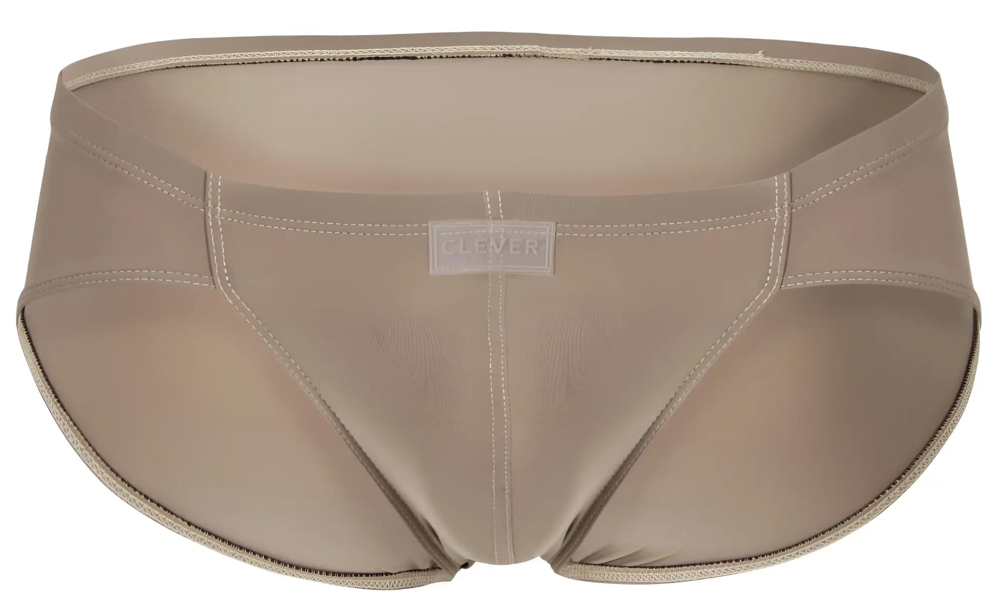 Beige clever 1870 audaz bikini men’s briefs with sleek smooth fabric and subtle stitching details
