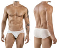 White men’s briefs clever 1870 audaz bikini in beige with smooth form-fitting design and subtle front closure