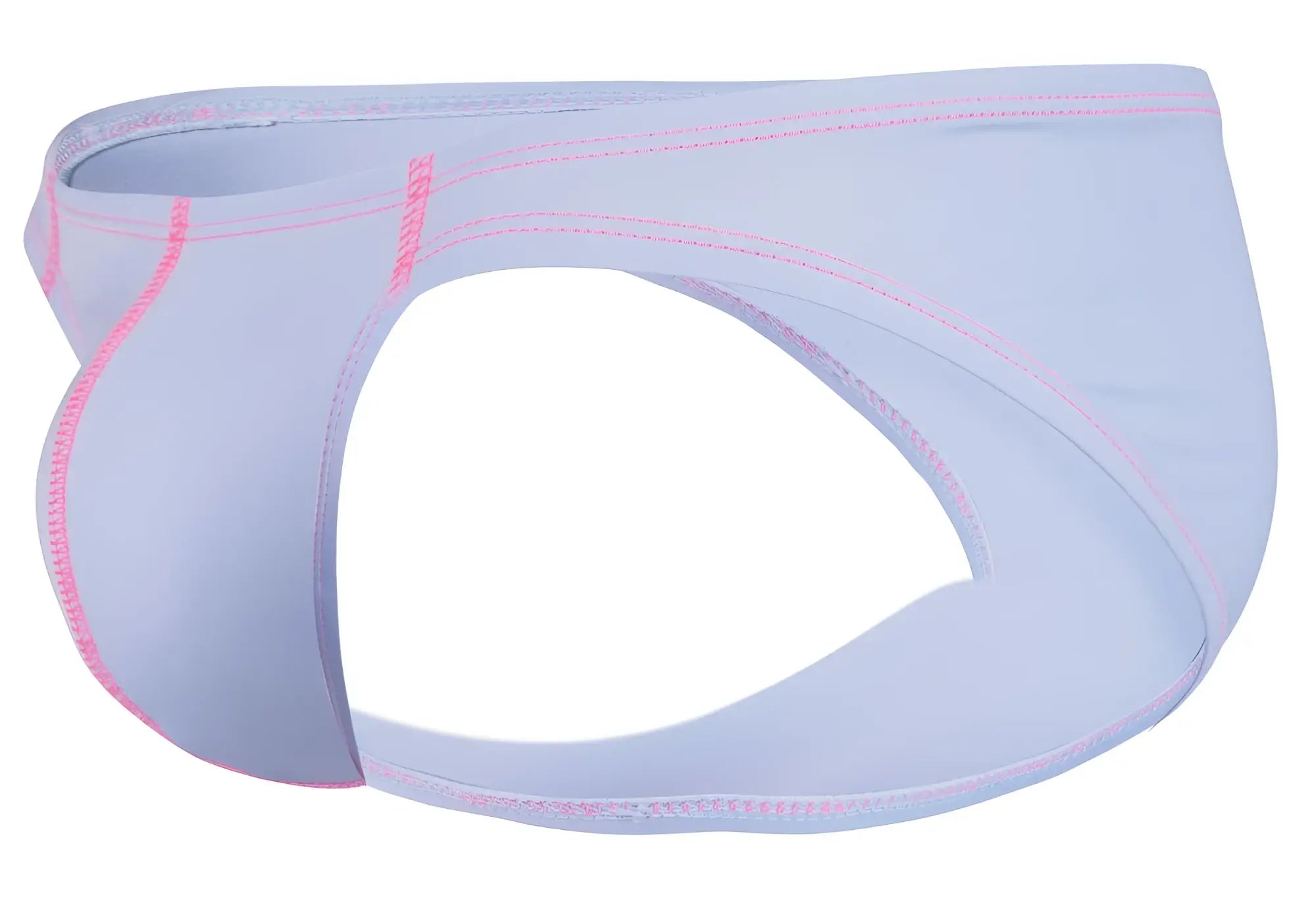 Clever 2005 raices briefs light blue athletic briefs with pink stitching along seams for comfortable support