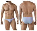 Light blue and pink clever 2005 raices briefs with sleek form-fitting athletic design for comfortable support