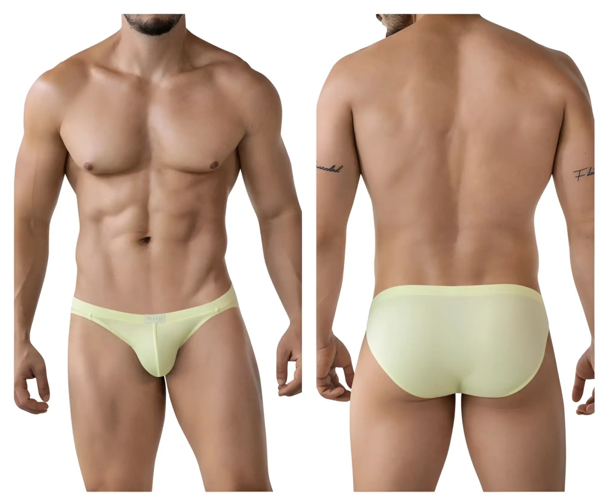 Clever 2014 reto briefs in light yellow with smooth stretchy fabric and lightweight seamless design