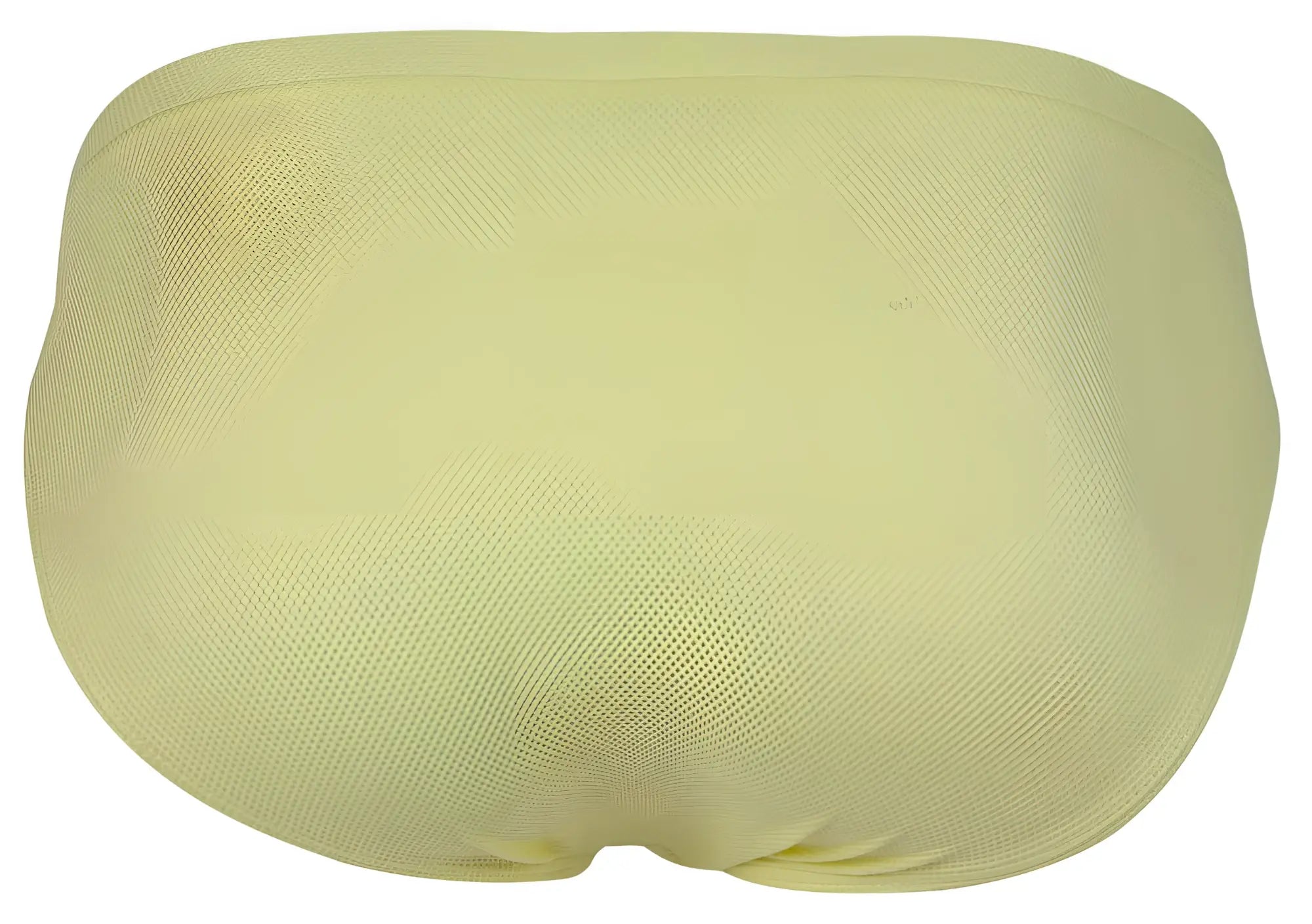 A pale yellow clever 2014 reto brief with seamless design and soft textured fabric finish