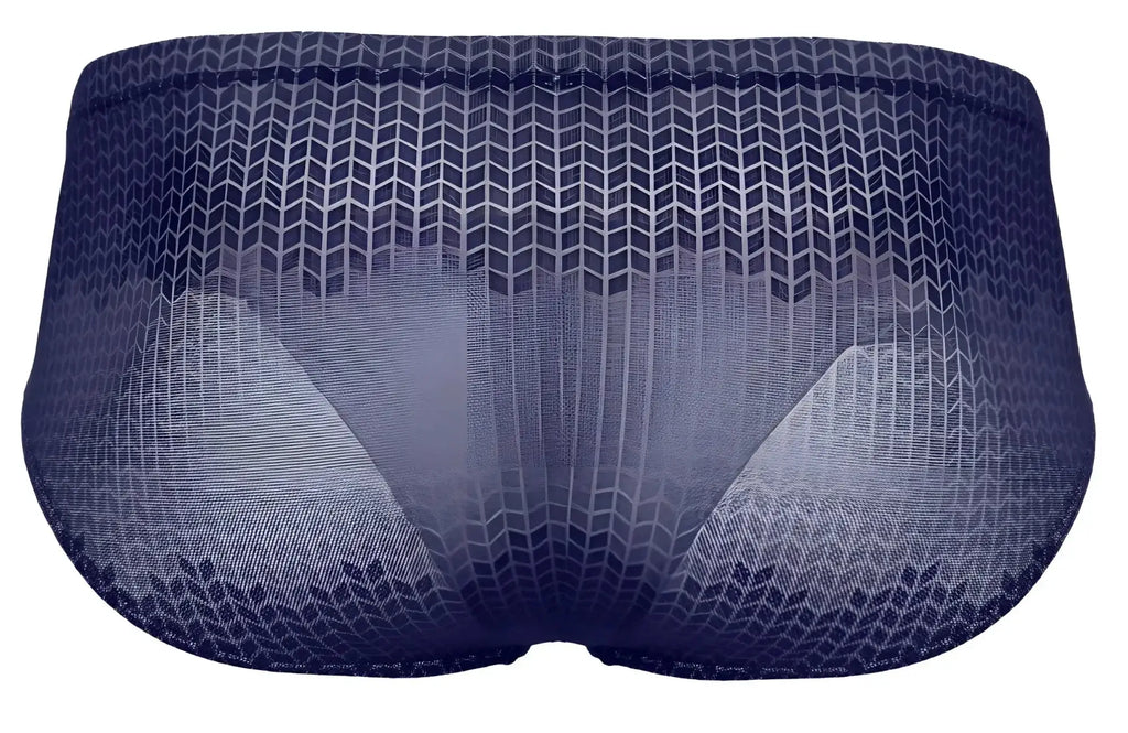 Clever 2016 mosaico briefs in dark blue navy mesh with subtle geometric pattern for comfortable everyday wear
