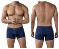 Navy blue clever 2026 Valladolid trunks with gold logo waistband made from soft breathable fabric for everyday comfort
