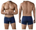 Navy blue clever 2026 Valladolid trunks with gold logo waistband made from soft breathable fabric for everyday comfort