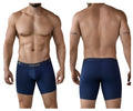 Navy blue clever 2027 valladolid boxer briefs with black waistband and white clever logo for comfortable everyday wear