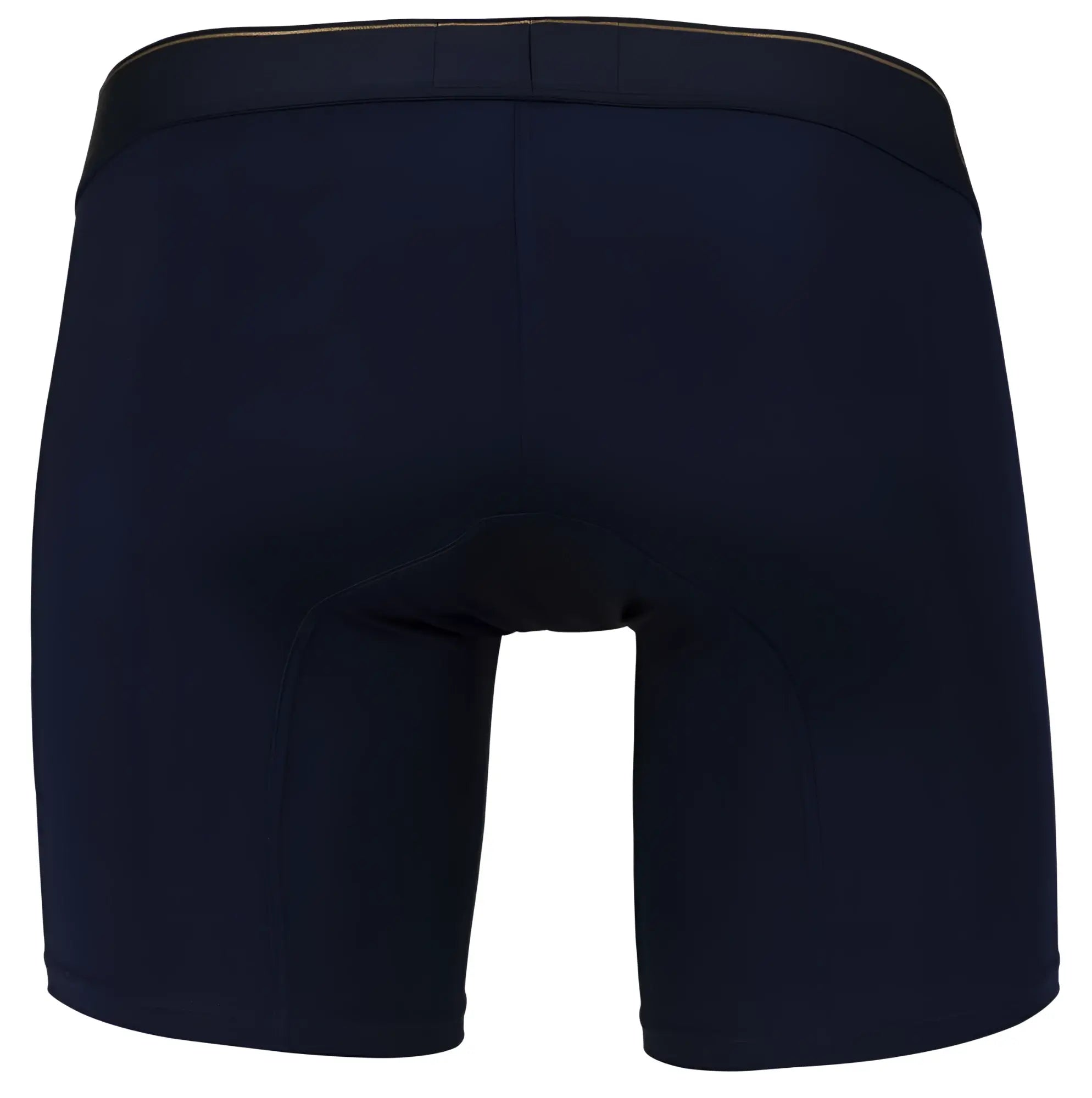 Navy blue Clever 2027 Valladolid boxer briefs with subtle gold waistband trim made from soft breathable fabric