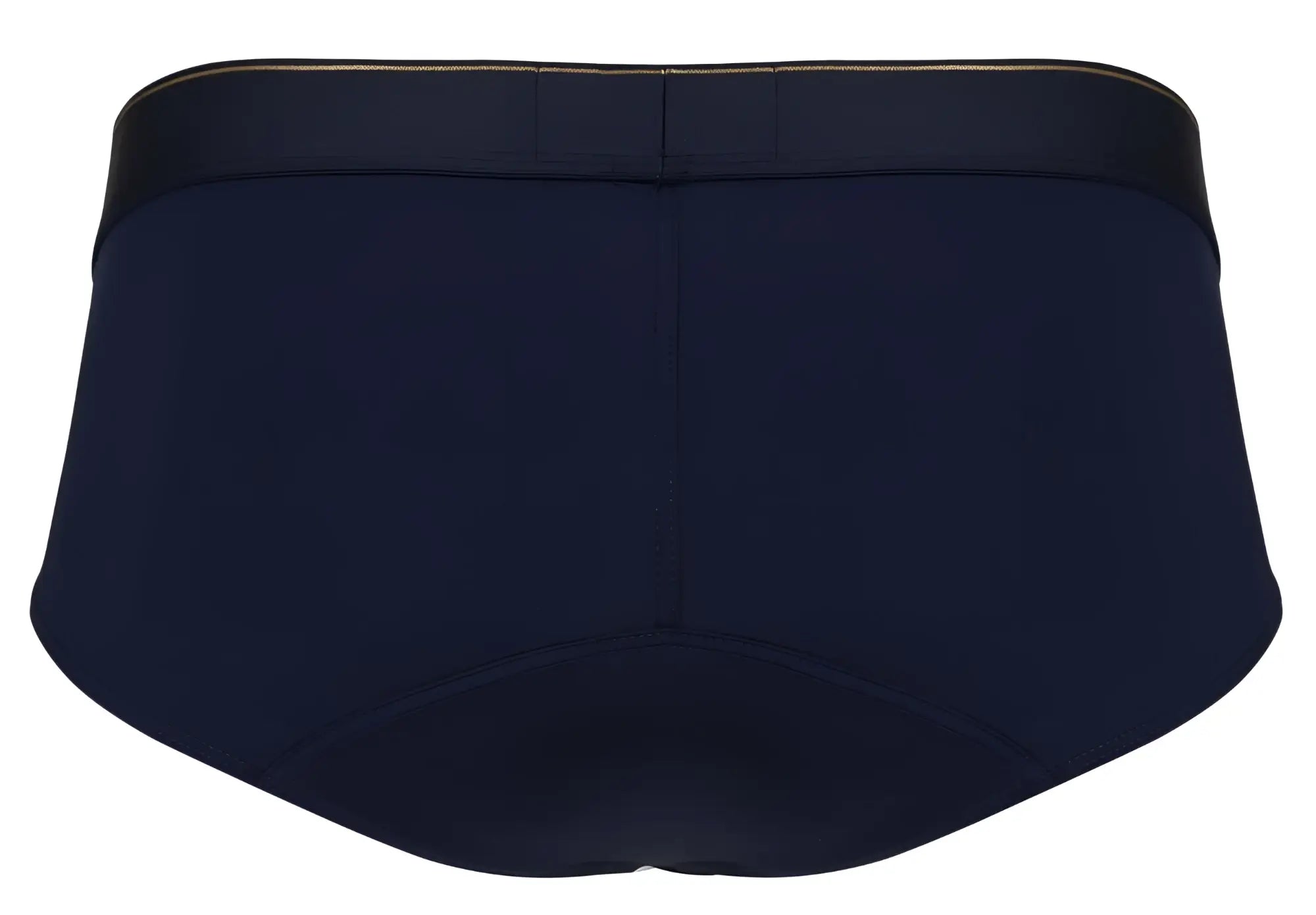 Navy blue Clever 2028 Valladolid briefs with black waistband and subtle gold trim along the top edge