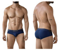 Navy blue cotton clever 2028 valladolid briefs with white logo on waistband for comfortable everyday wear
