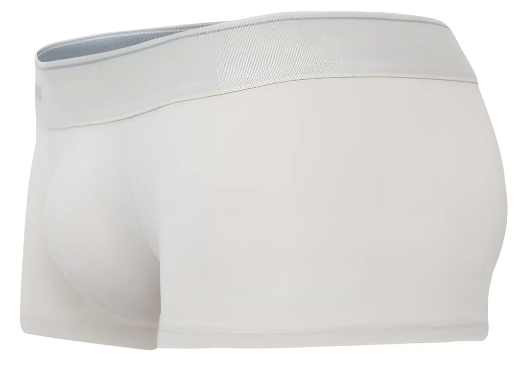 Clever 2042 mendoza trunks beige white briefs with light gray elastic waistband for comfortable everyday wear