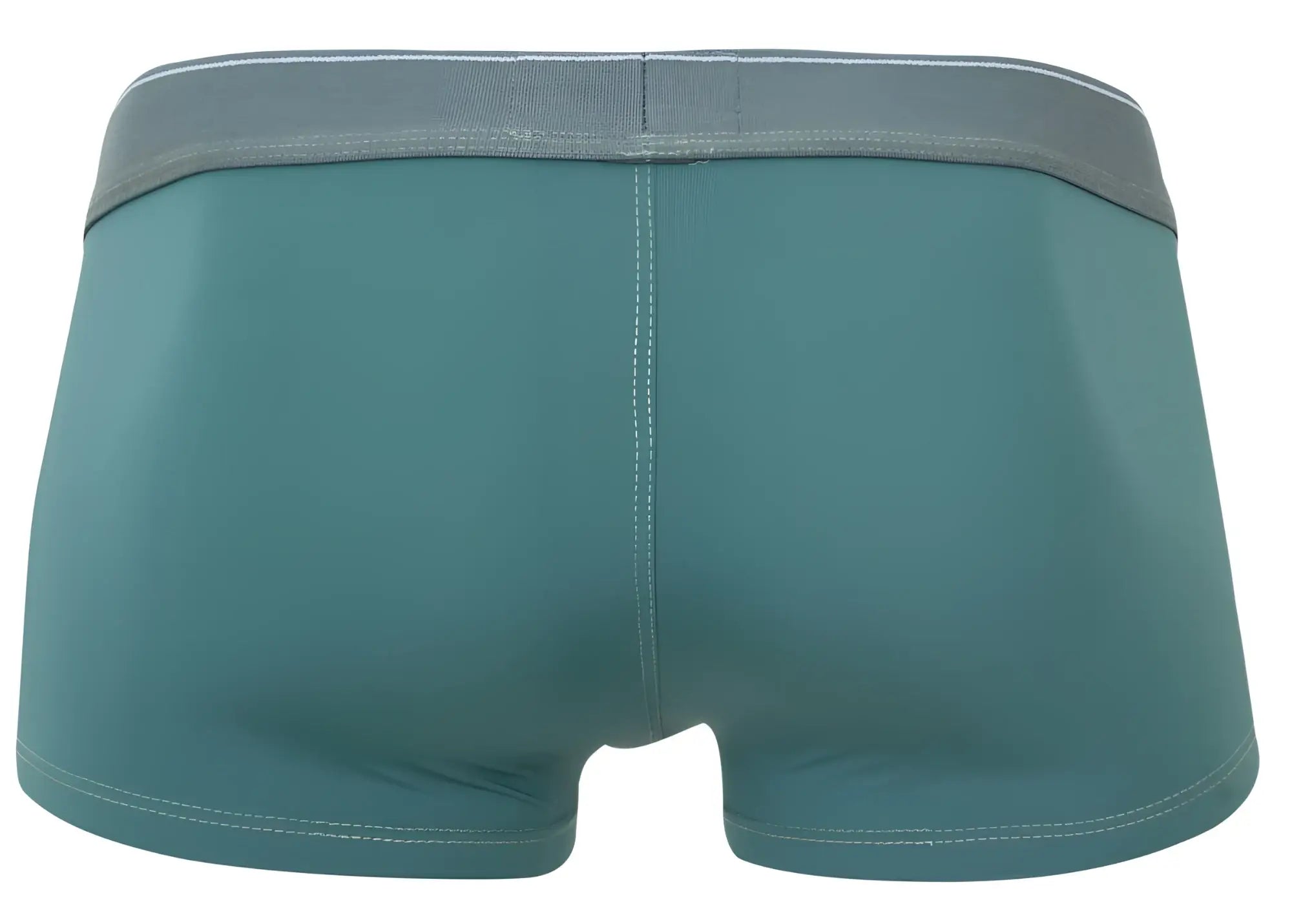 Clever 2042 mendoza trunks green teal briefs with contrasting gray waistband in soft breathable fabric for everyday wear
