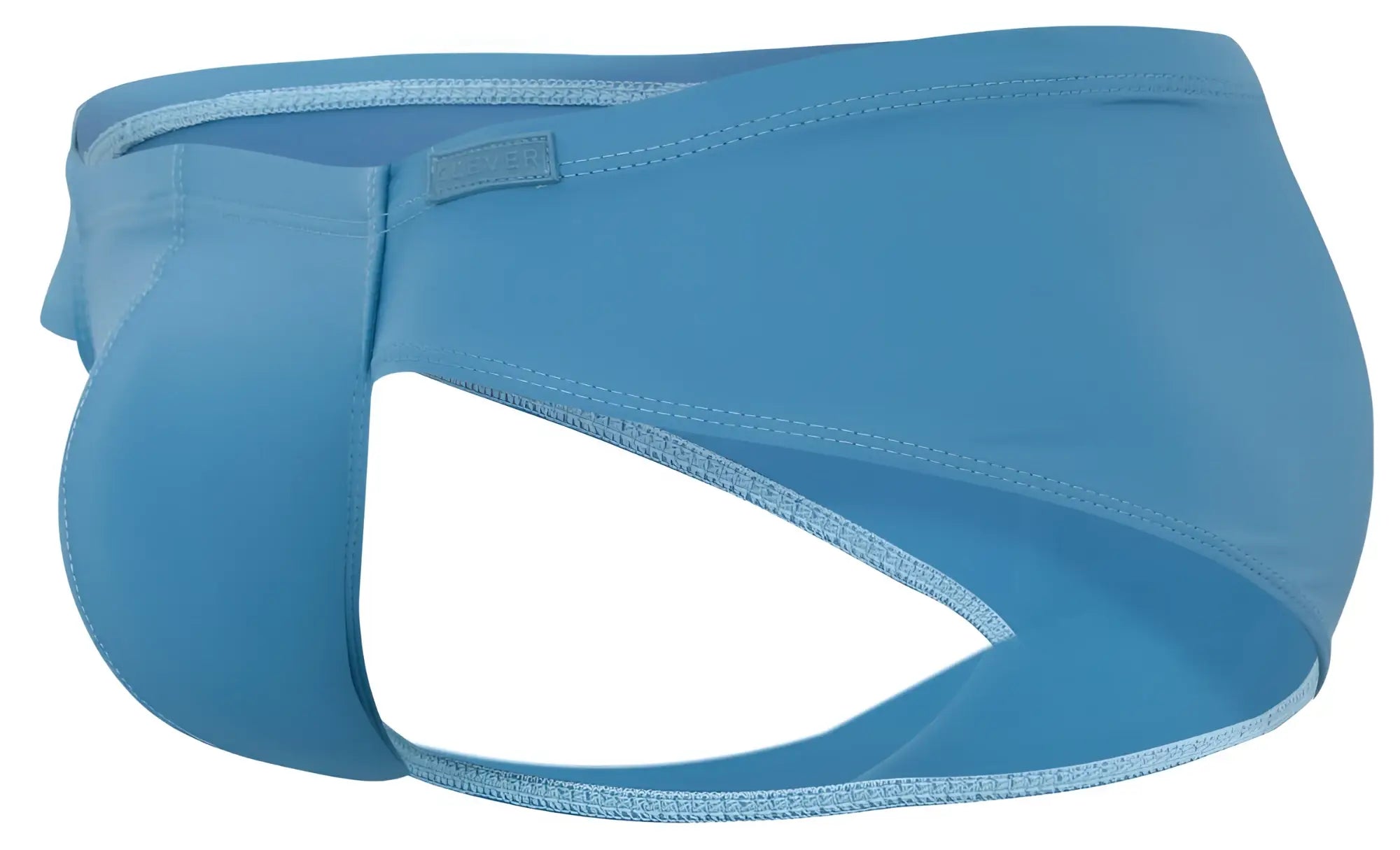Light blue clever 2043 mendoza briefs with contoured design and matching trim seamless men’s underwear