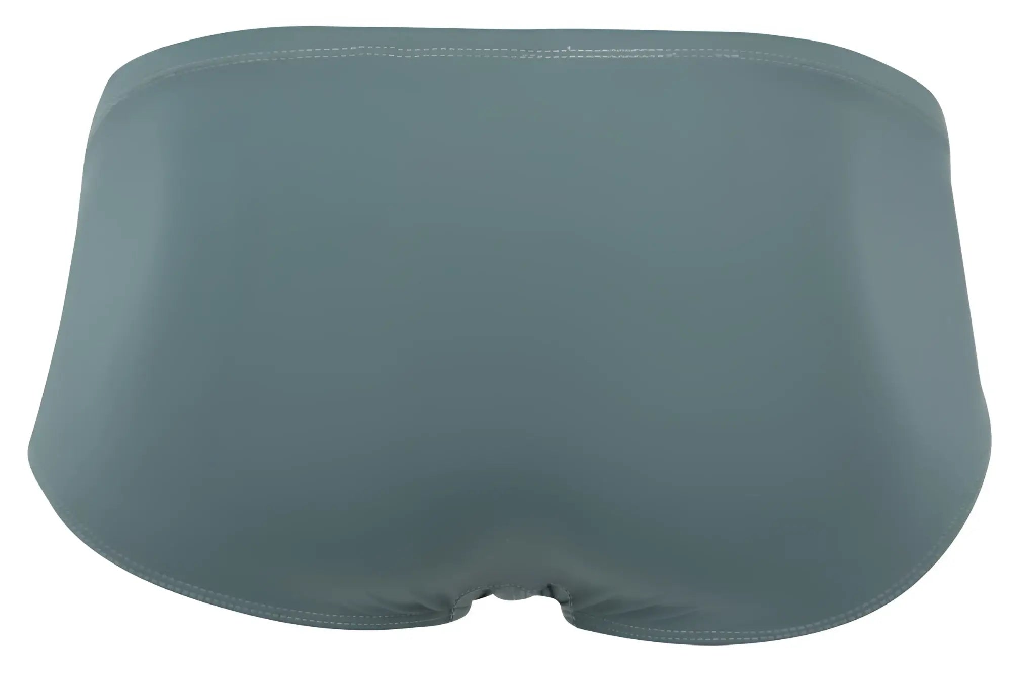 A sleek solid gray Clever 2043 Mendoza brief with smooth fabric and clean stitching along the waistband