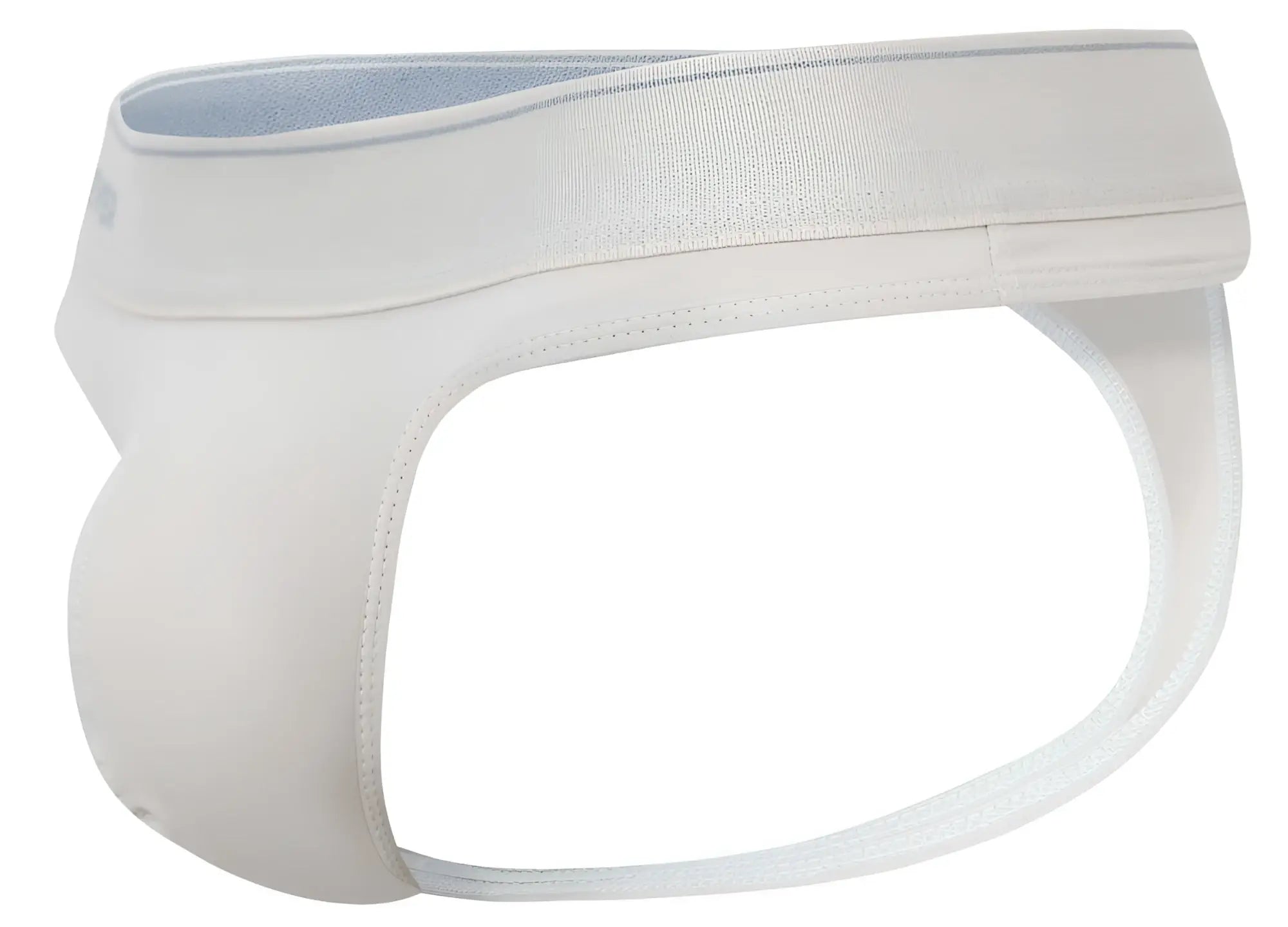Clever 2044 Mendoza thongs beige cotton briefs with smooth seamless design and light gray interior lining