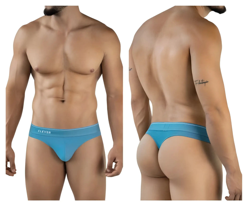 Blue clever 2044 mendoza thongs with a smooth form-fitting design made for comfortable everyday wear