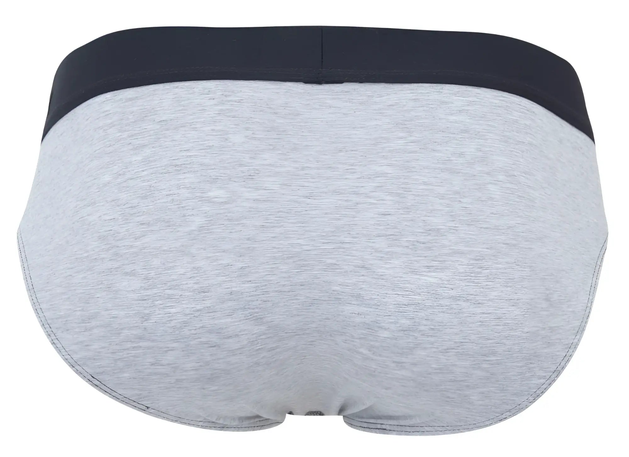 Gray heathered clever 2045 catamarca briefs with solid black waistband for comfortable everyday wear