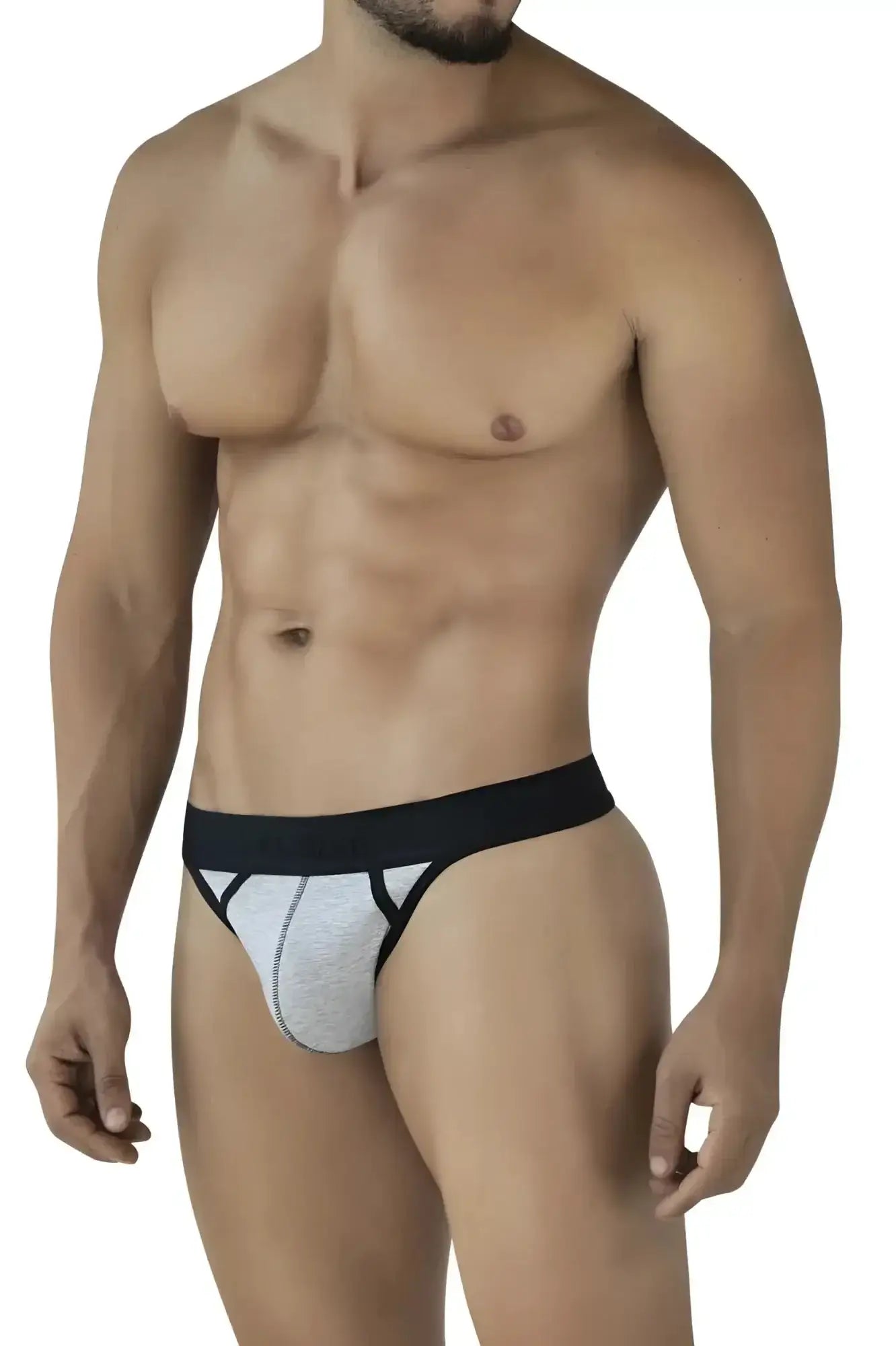 Dark gray clever 2046 catamarca thongs with textured fabric finish designed for athletic use