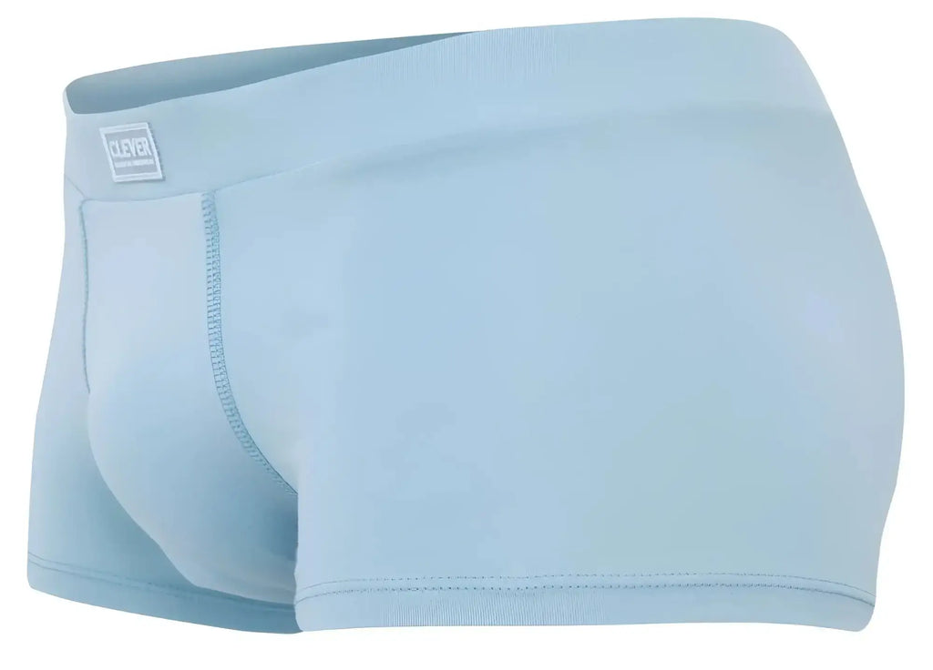 Light blue clever 2047 cordoba trunks seamless boxer briefs with soft elastic waistband and subtle stitching details