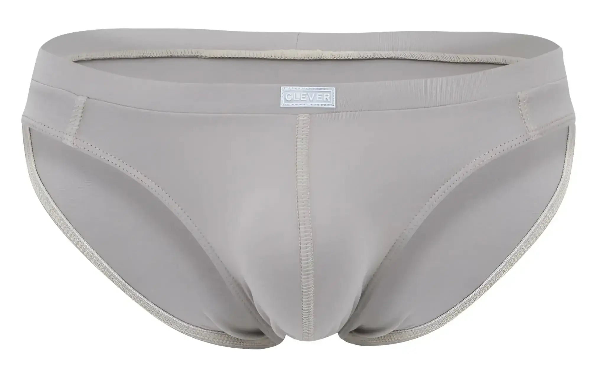 Clever 2048 cordoba briefs color sand gray men’s briefs with seamless design and reinforced stitching edges