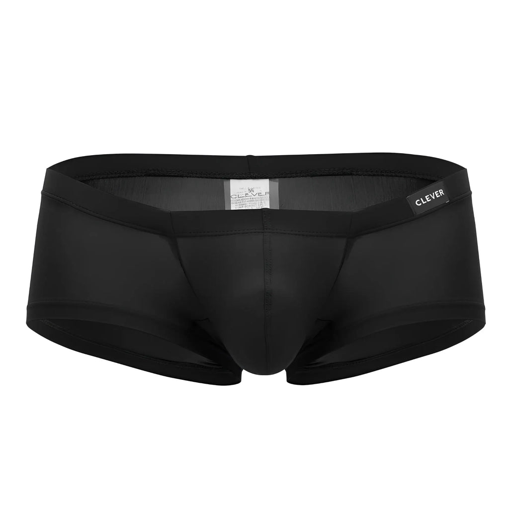 Black clever 229924 2pk australian trunks men’s briefs with smooth fit and elastic waistband in black and white