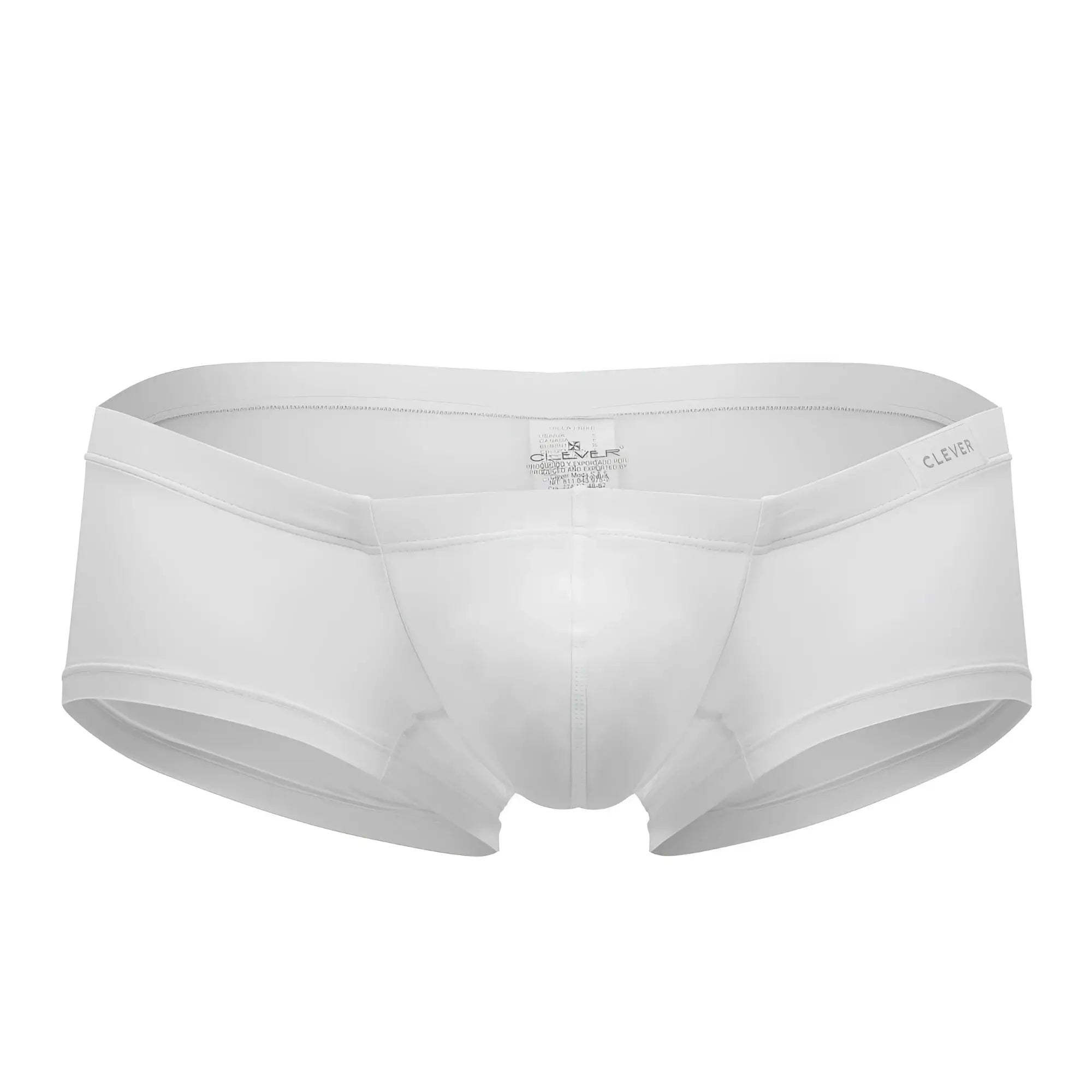 White clever brand briefs with smooth seamless design and elastic waistband from clever 229924 2pk australian trunks