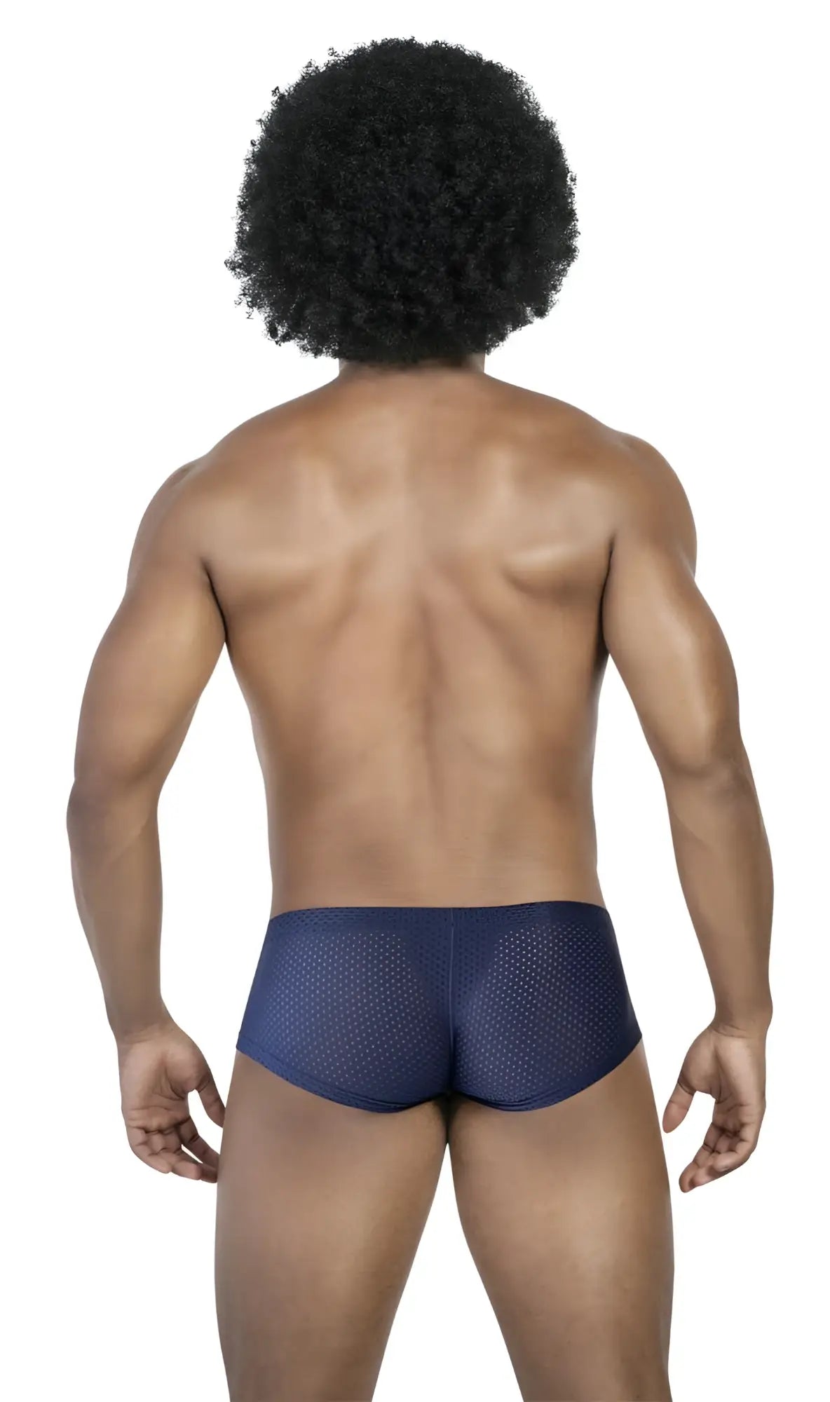 Navy blue mesh briefs from clever 229947 3pk australian latin trunks featuring breathable fabric and vibrant color