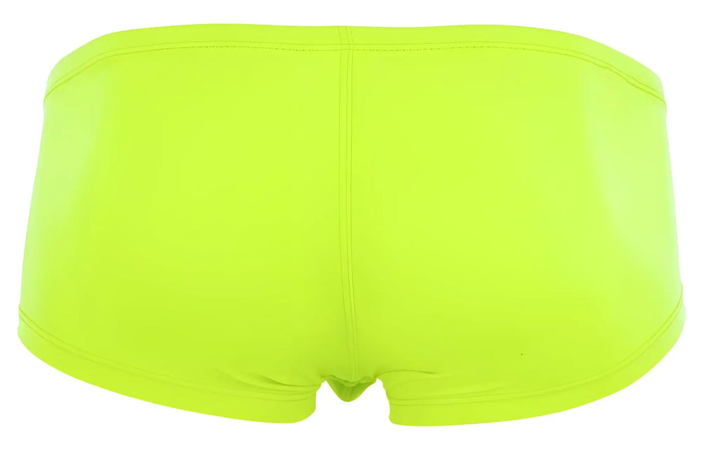 Bright neon green clever 229958 briefs made of smooth stretchy fabric in a multi-colored australian latin trunks 3pk