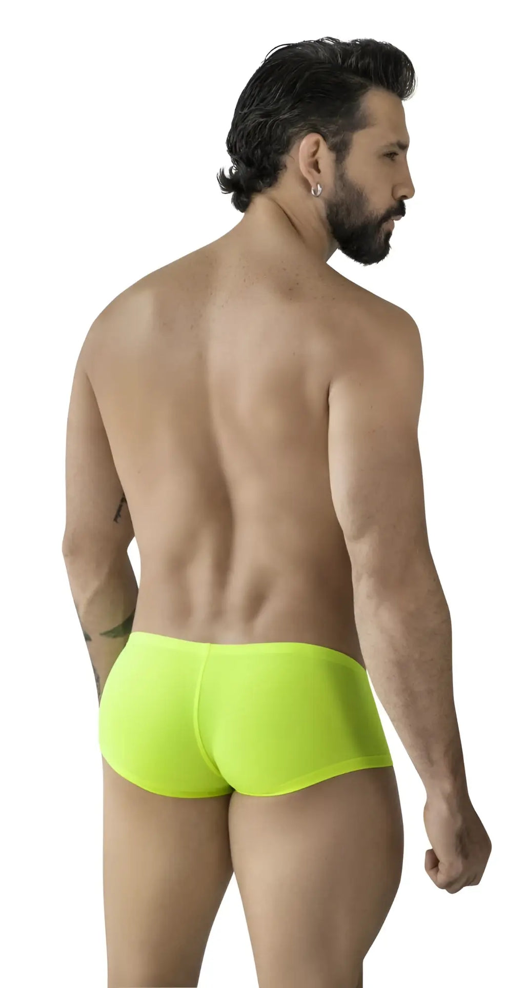 Bright neon green briefs from clever 229958 3PK australian latin trunks in multi-colored soft fabric