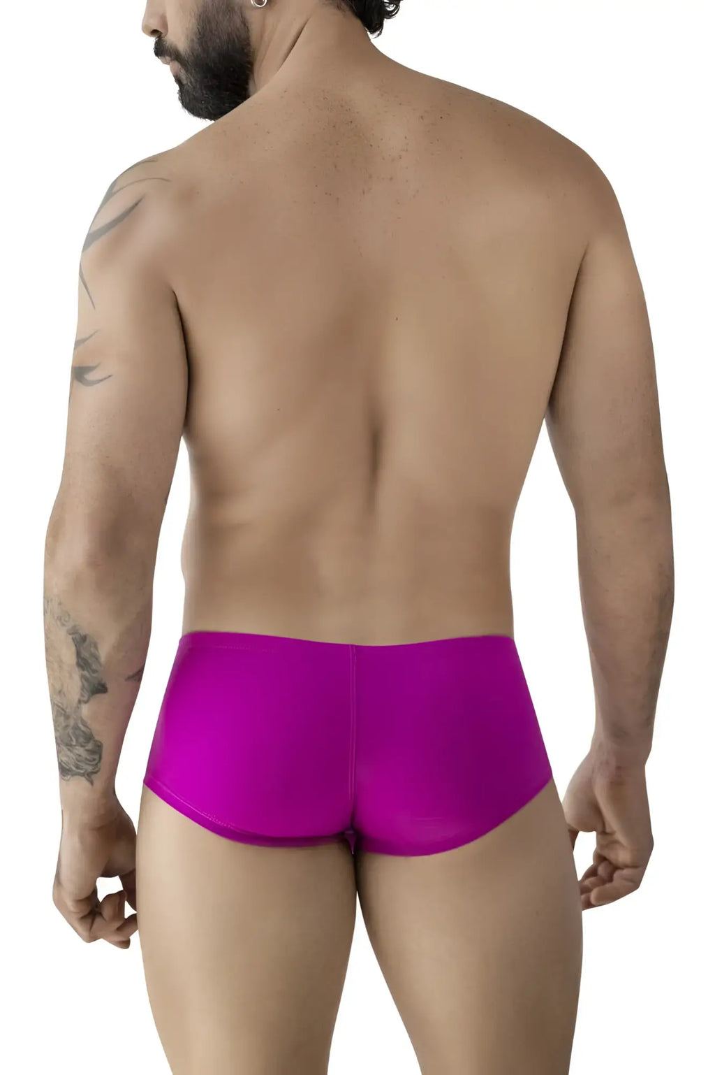 Vibrant magenta clever 229958 3pk australian latin trunks with smooth form-fitting design in multi-colored pack