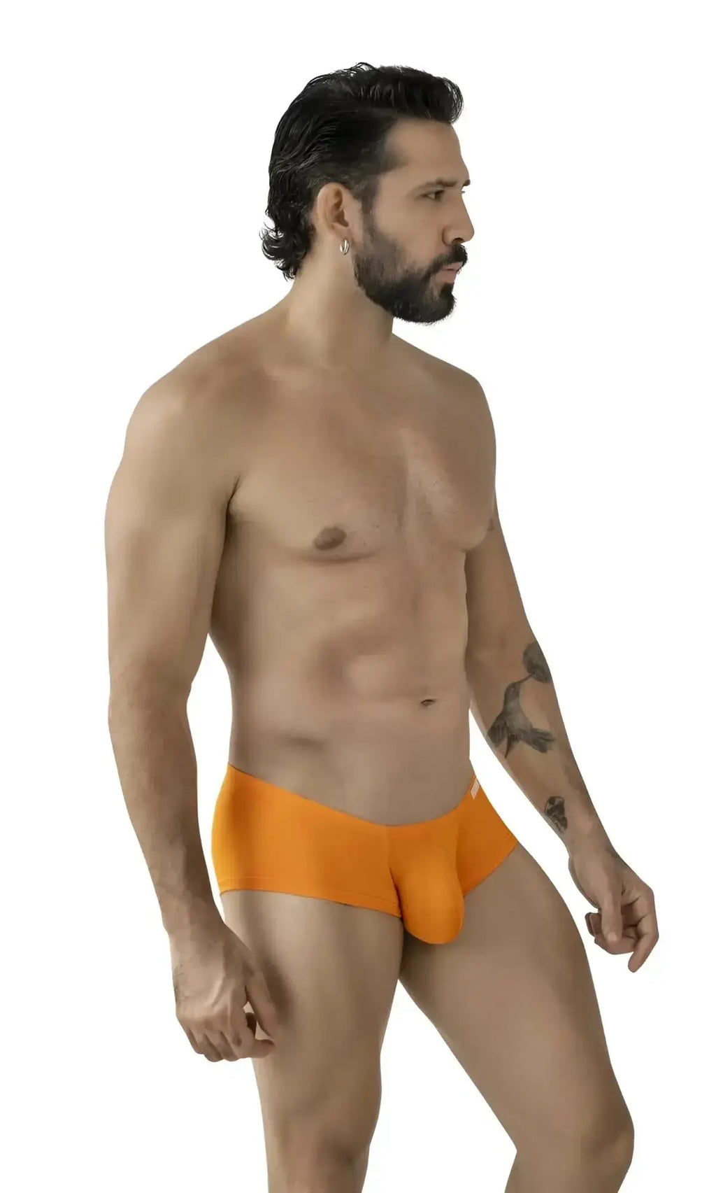 Orange briefs from clever 229959 3pk australian latin trunks in multi-colored soft fabric for comfortable wear