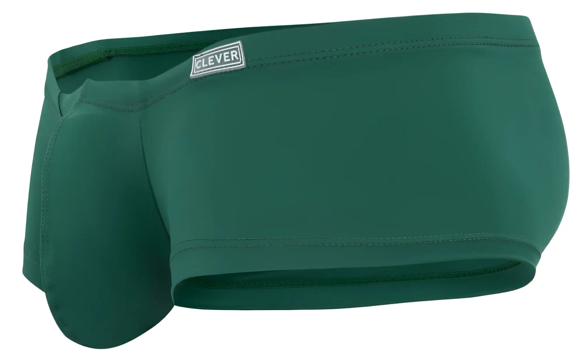 Dark green clever 229960 men’s briefs with smooth stretchy fabric and subtle elastic waistband in multi-colored pack