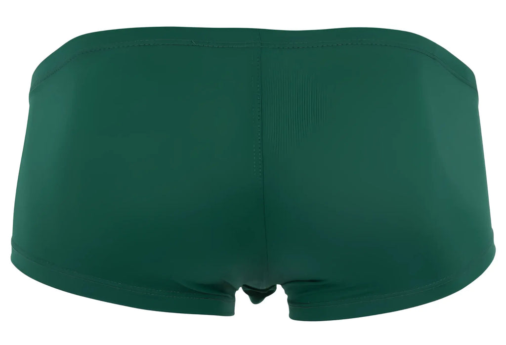 Dark green smooth textured seamless briefs from clever 229960 3pk australian latin trunks multi colored set