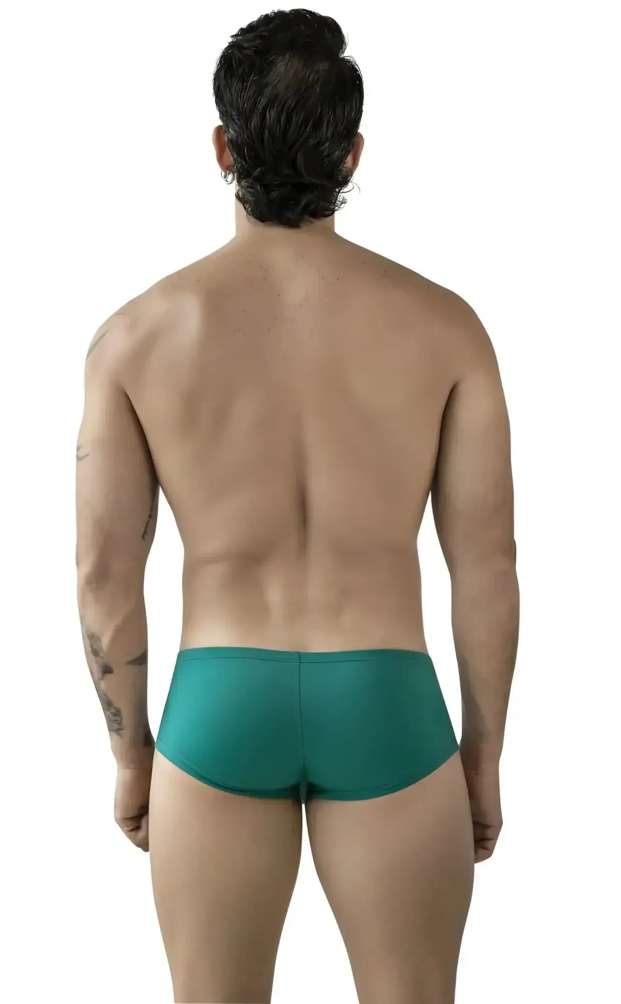 Teal-colored briefs from clever 229960 3pk australian latin trunks featuring smooth form-fitting fabric design
