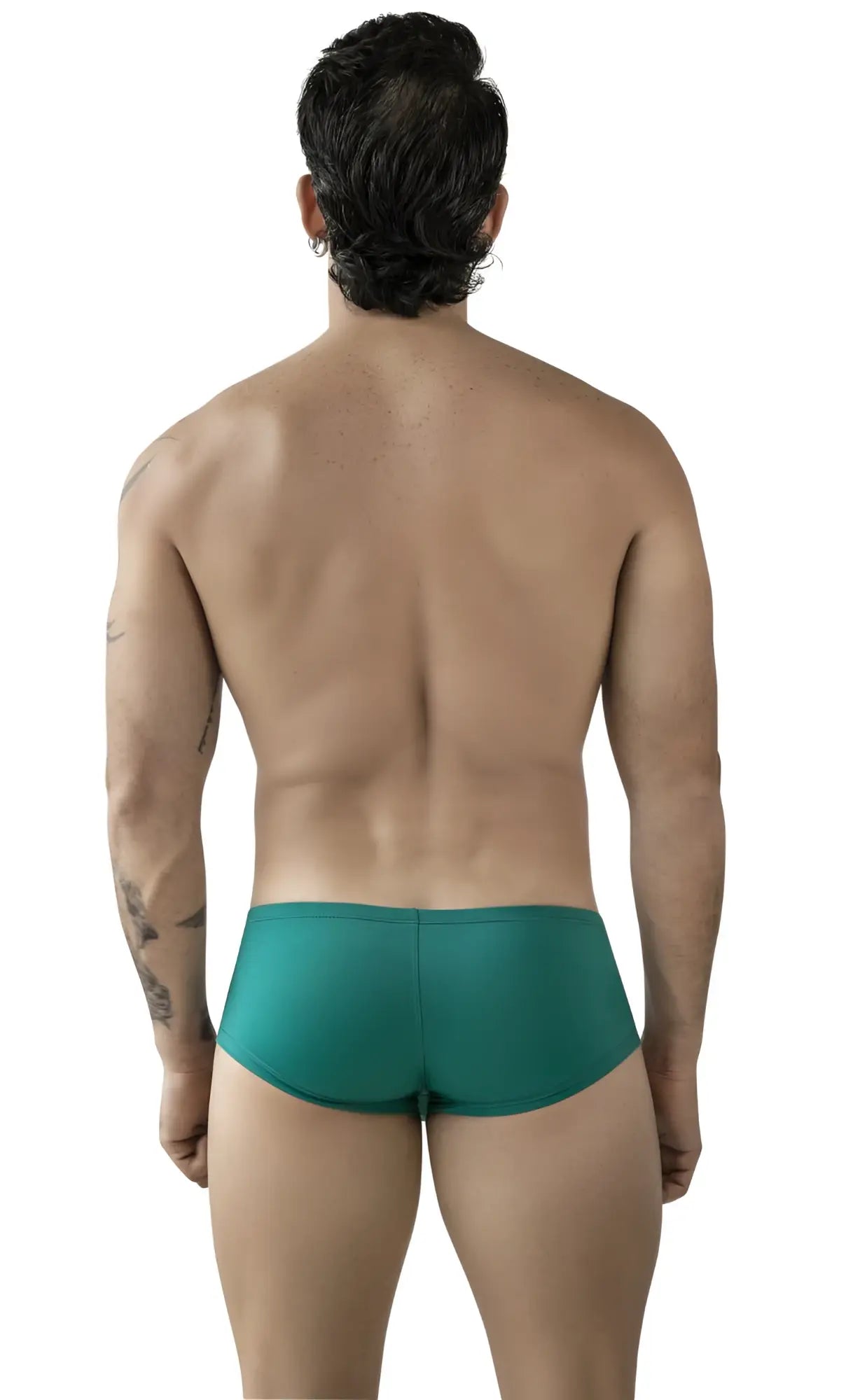 Teal-colored briefs from clever 229960 3pk australian latin trunks featuring smooth form-fitting fabric design