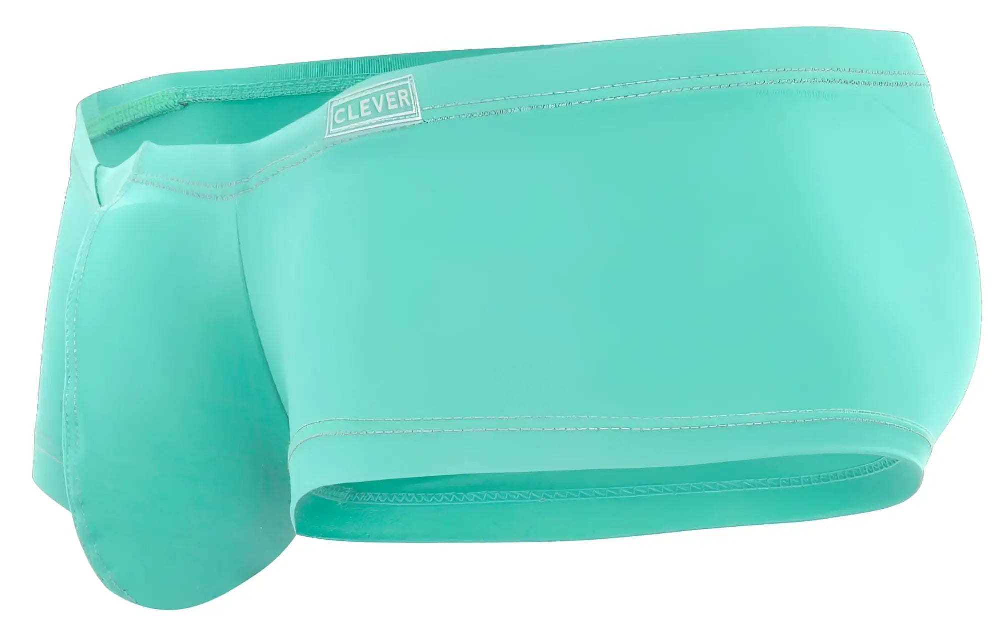 Clever 229961 3pk australian latin trunks in turquoise with smooth stretchy fabric and subtle stitching details