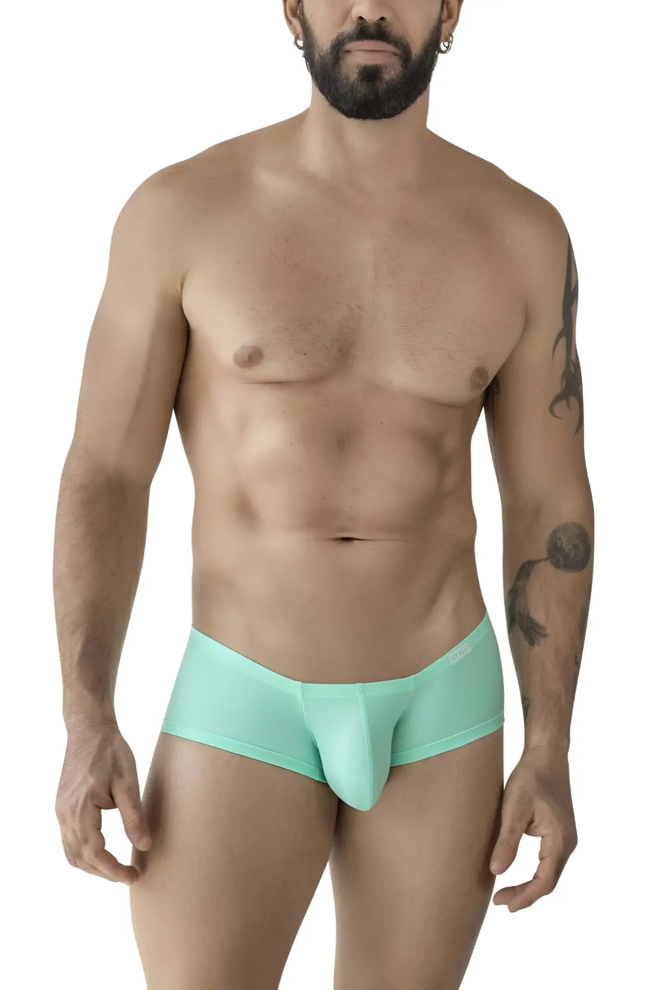 Mint green clever 229961 men’s briefs with smooth form fitting design part of australian latin trunks multi colored 3pk