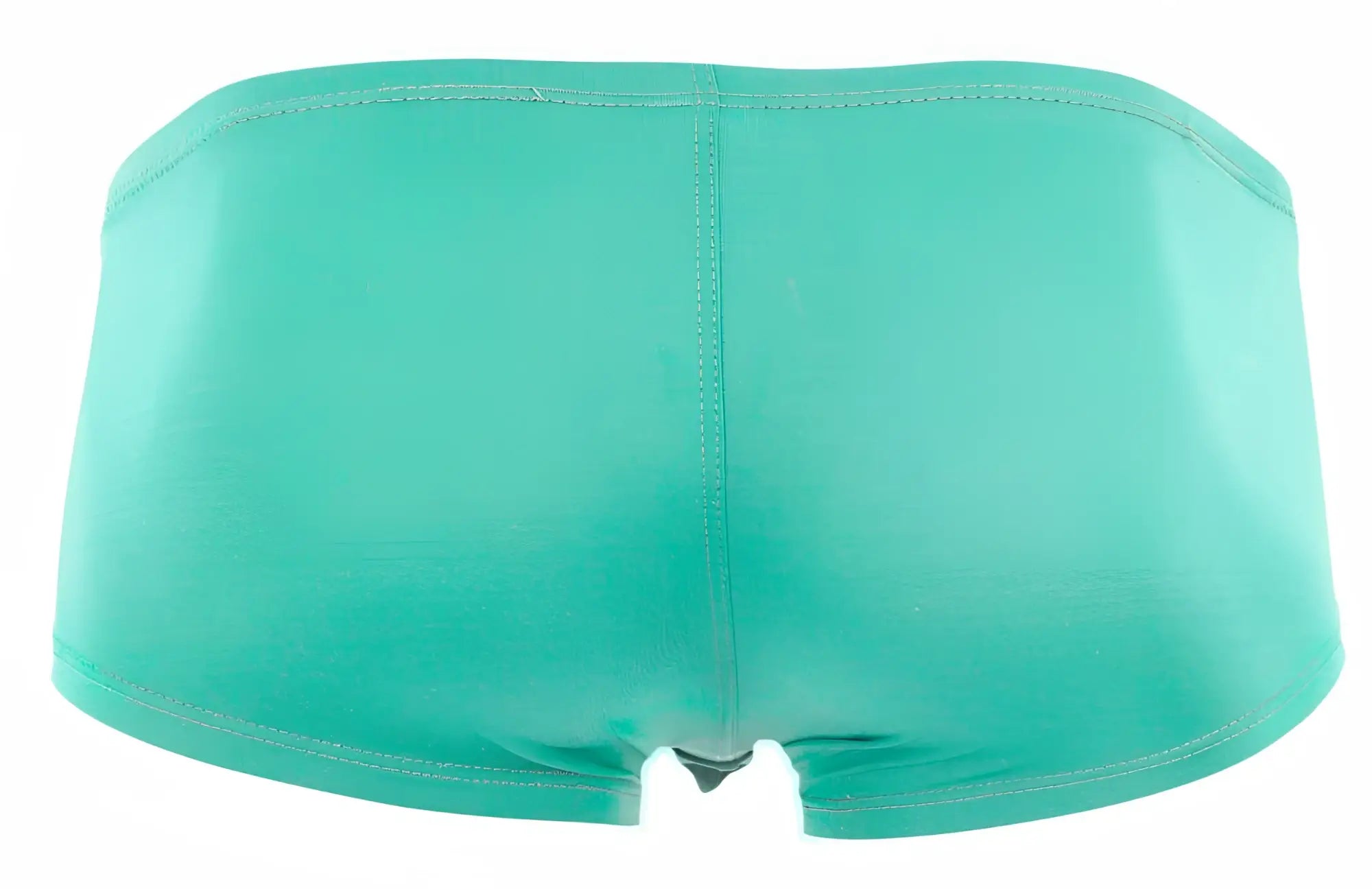 A pair of clever 229961 3pk australian latin trunks teal ribbed cotton briefs with smooth waistband and stitched seams