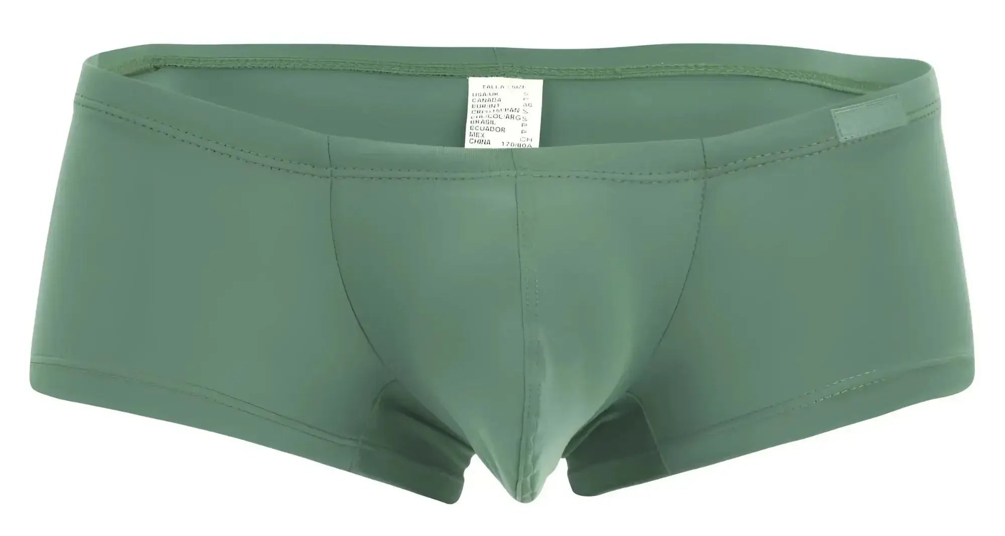 Olive green mens briefs clever 229962 3pk australian latin trunks made of smooth stretchy fabric with a simple design