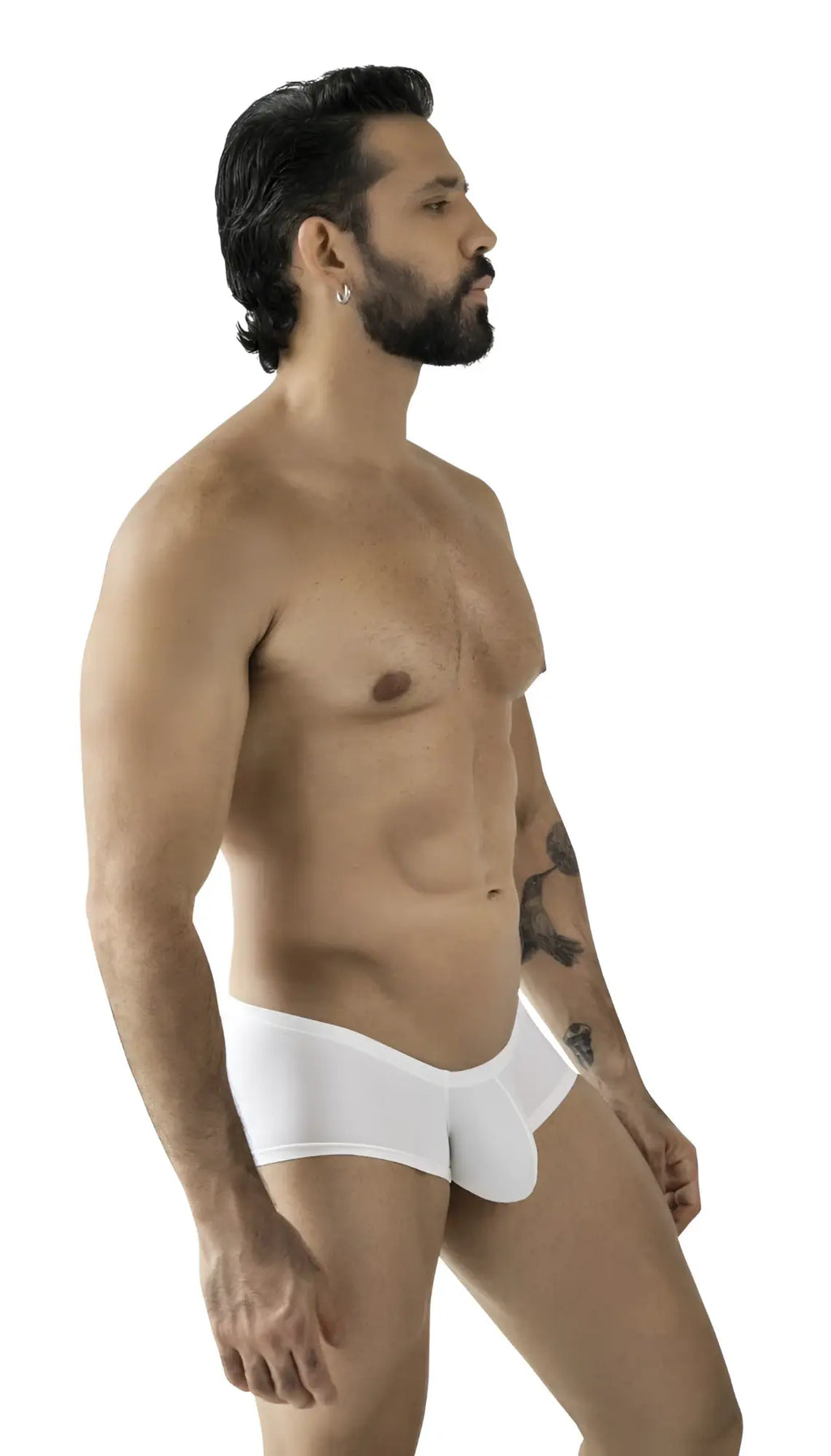 White form-fitting seamless men’s briefs from clever 229964 3pk australian latin trunks multi-colored set