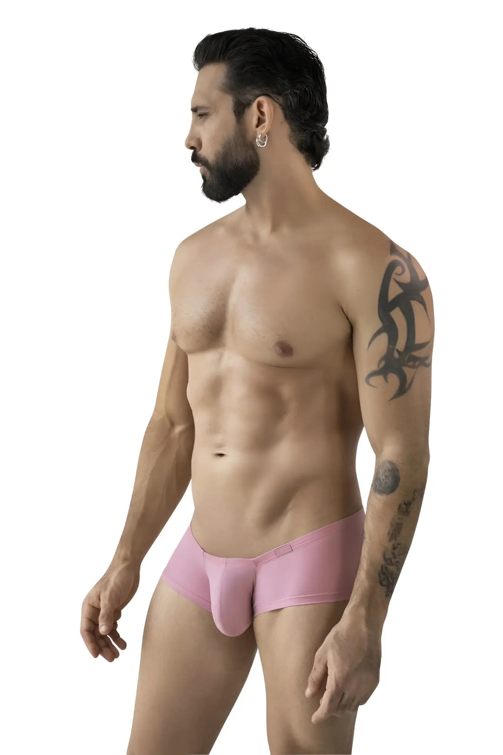 Pink clever 229965 australian latin trunks men’s briefs with smooth form-fitting design in multi-colored pack