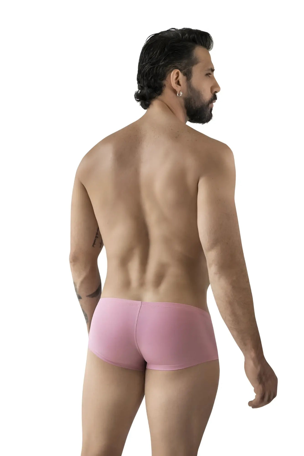 Pink clever 229965 3pk australian latin trunks briefs with smooth form-fitting design in multi-colored fabric