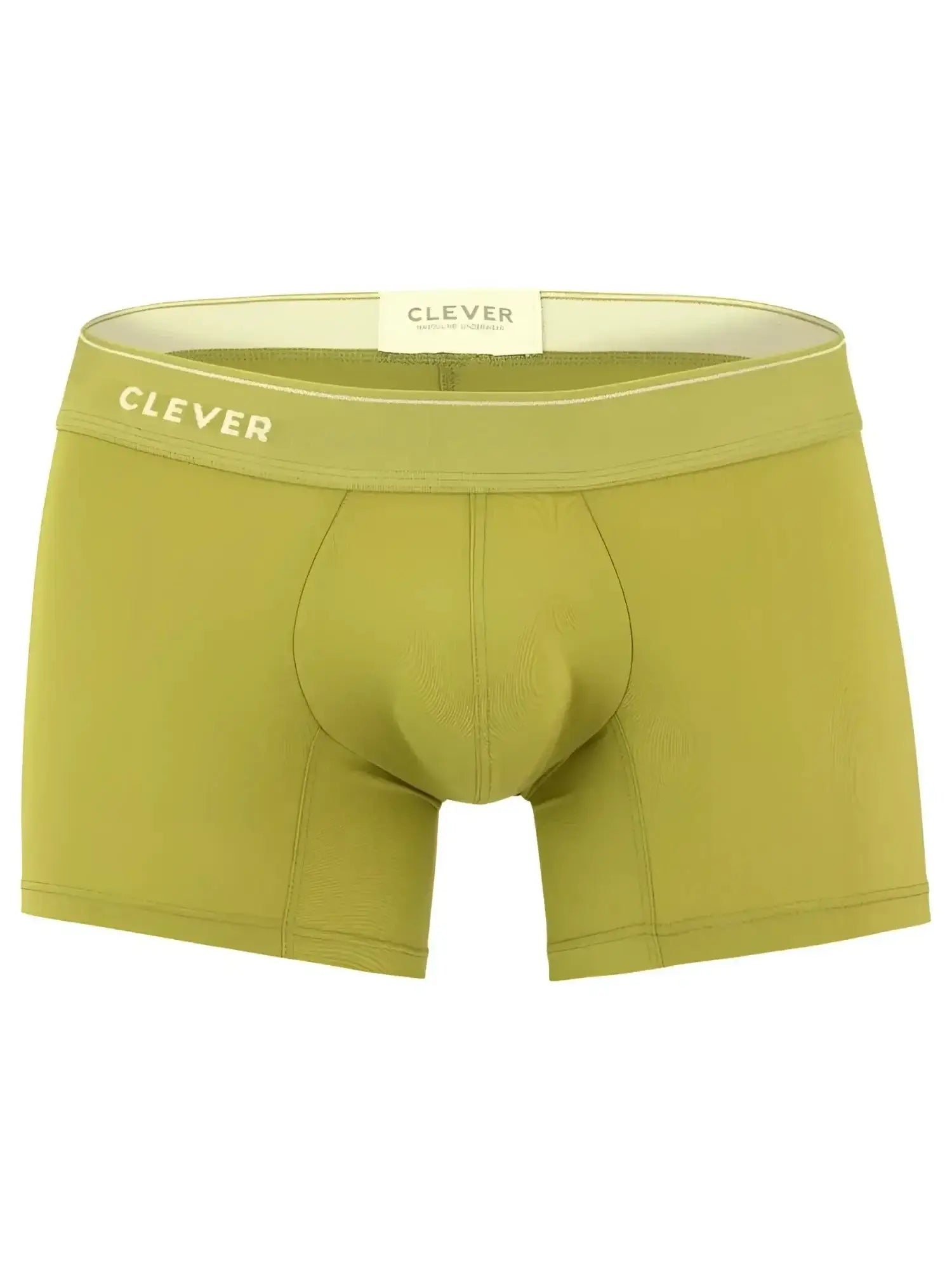 Front view of green Clever 26008 Atenea boxer briefs.