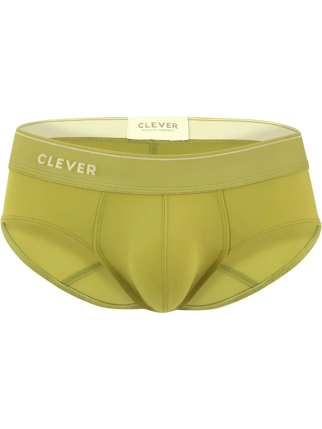 Front view of Clever 26012 Atenea briefs in green.