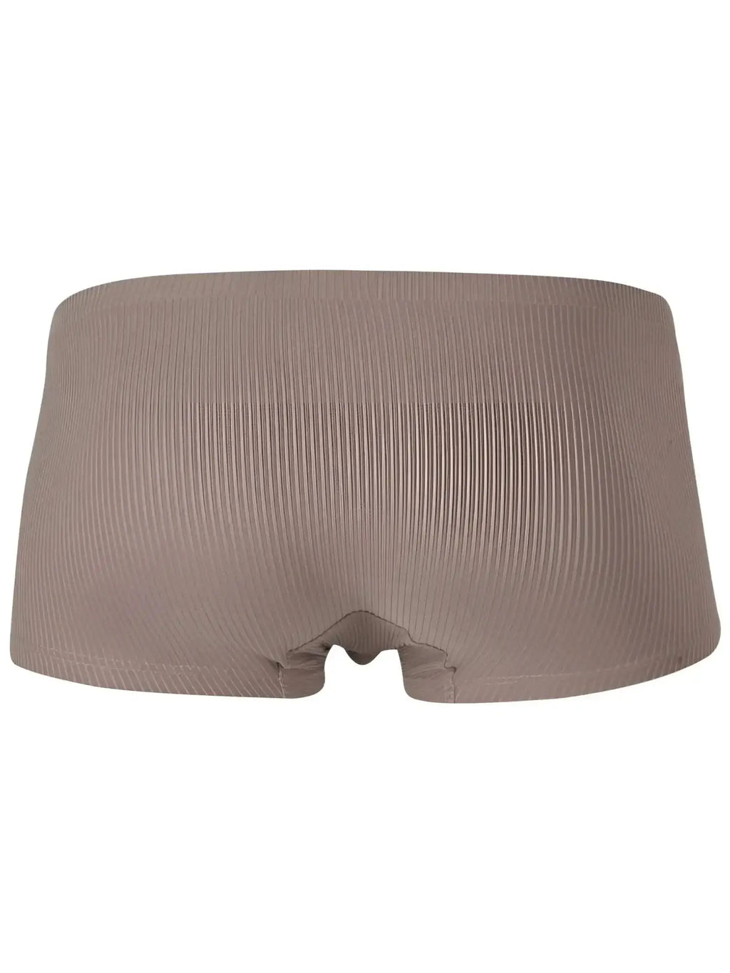 Clever 26015 Apolo trunks in sand, back view showing the ribbed fabric texture of the underwear.