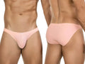 Clever 26017 Apolo Bikini in vibrant orange, shown in front and back views on a model.
