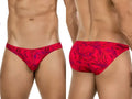 Clever 26028 Helion Bikini in red showing front and back views on a model.