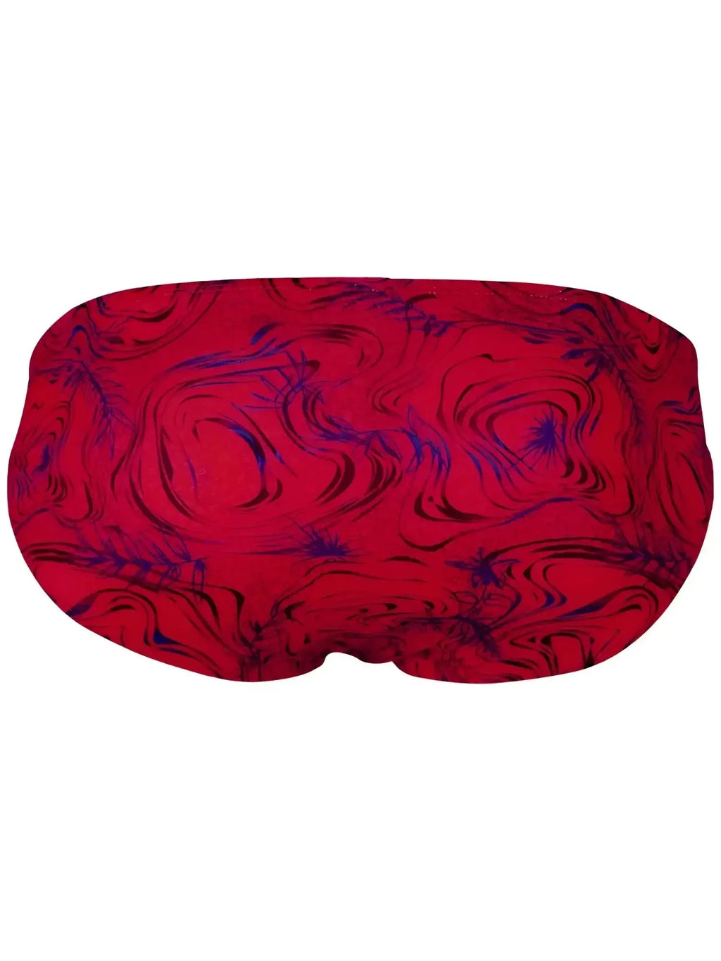 Clever 26028 Helion red bikini, rear view showing vibrant patterned fabric.