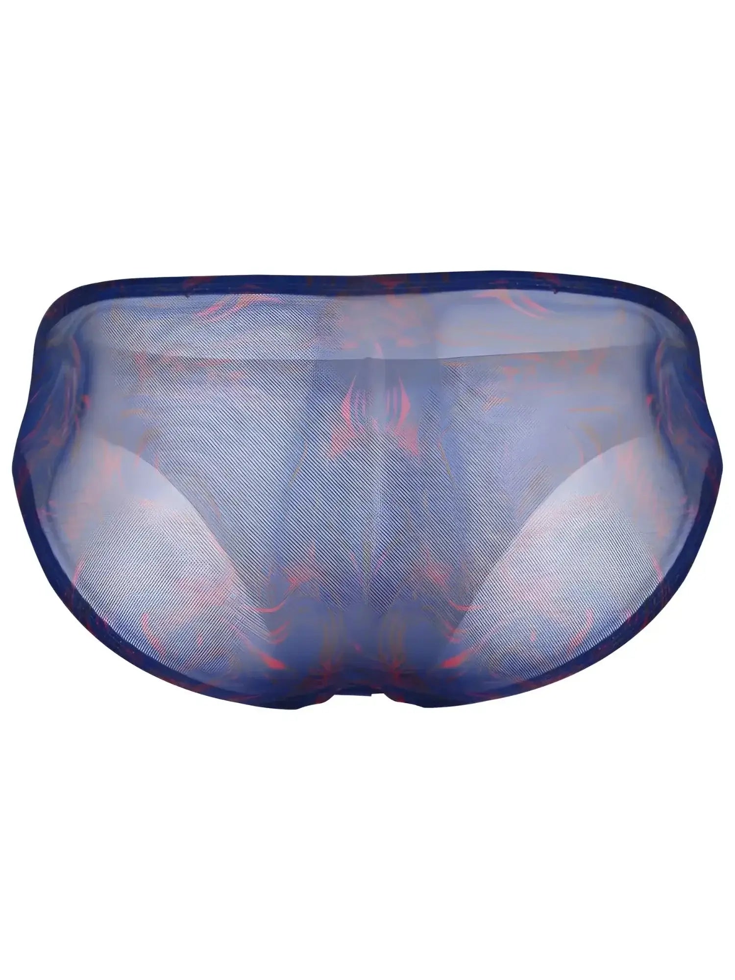Clever 26035 Calipso blue bikini in a back view, showcasing the breathable mesh fabric design.