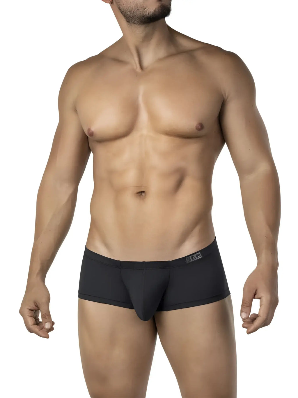 Clever 26068 3pk australian latin trunks black men’s briefs with sleek form-fitting design and subtle waistband logo